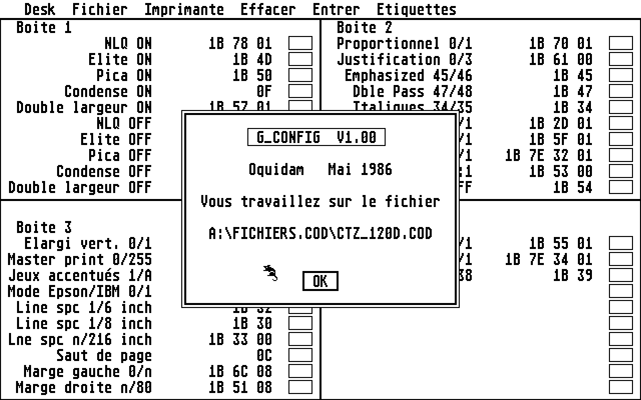 Gutemberg atari screenshot